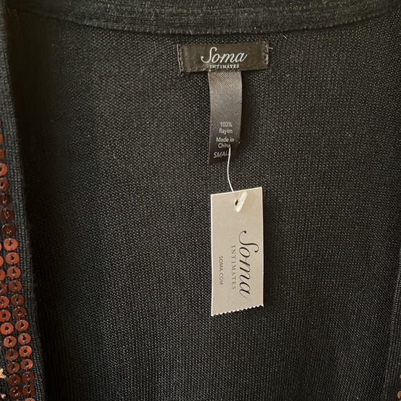 NWT SOMA INTIMATES CARDIGAN SIZE SMALL - Picture 2 of 4
